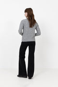 Nor Short Cardigan - Grey Melange