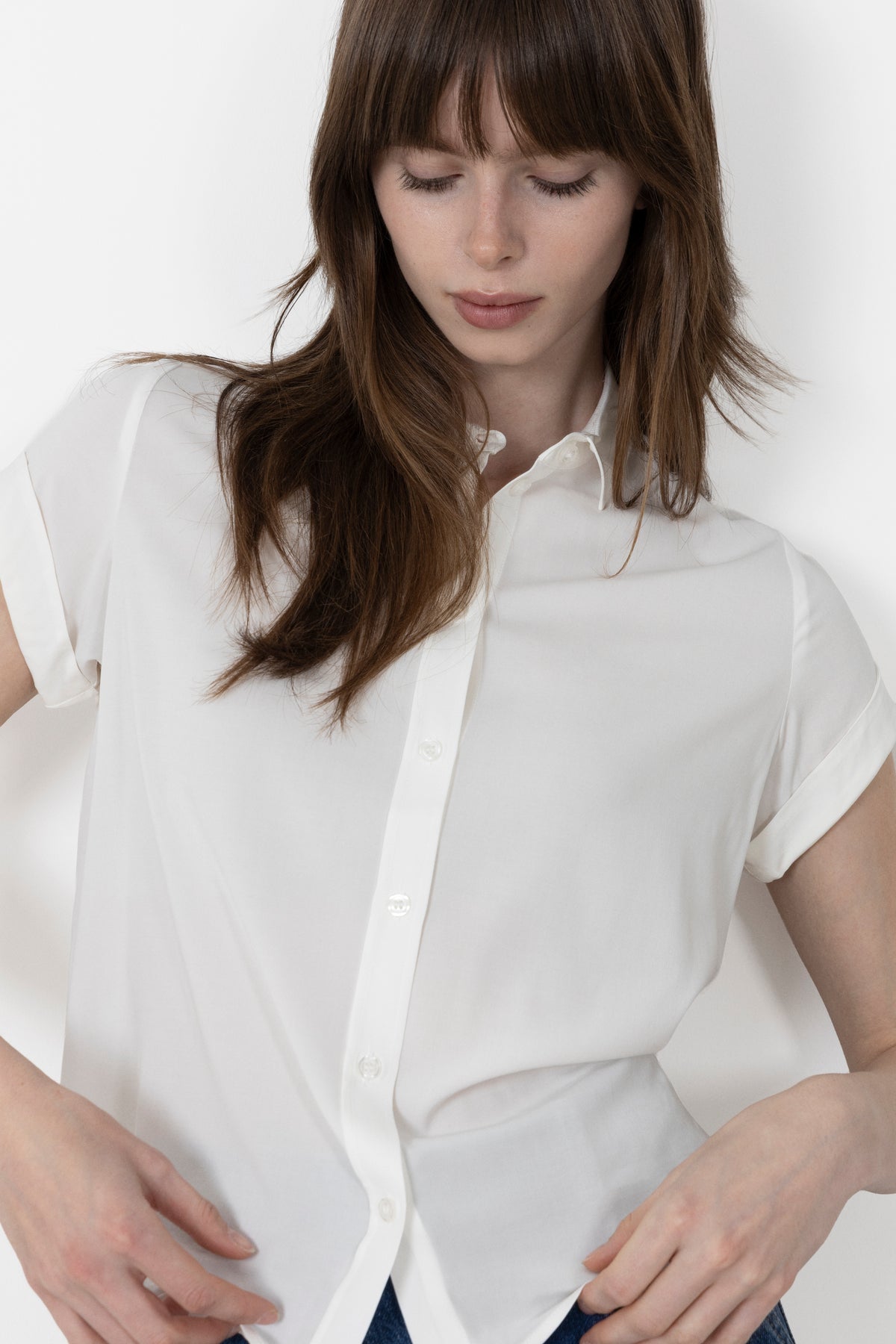 Majan Ss Shirt - Clear Cream