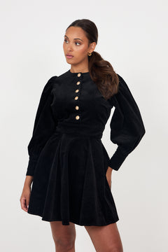 Livunn Cord Dress - Black