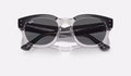 Mega Hawkeye - Dark Gray On Transparent Gray - Dark Grey