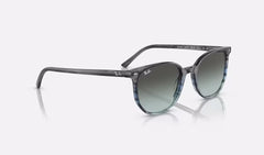 Elliot - Striped Gray Gradient Blue - Blu Vintage Deg.Black