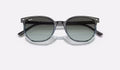 Elliot - Striped Gray Gradient Blue - Blu Vintage Deg.Black