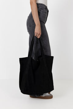 Suede Eden Bag - Black