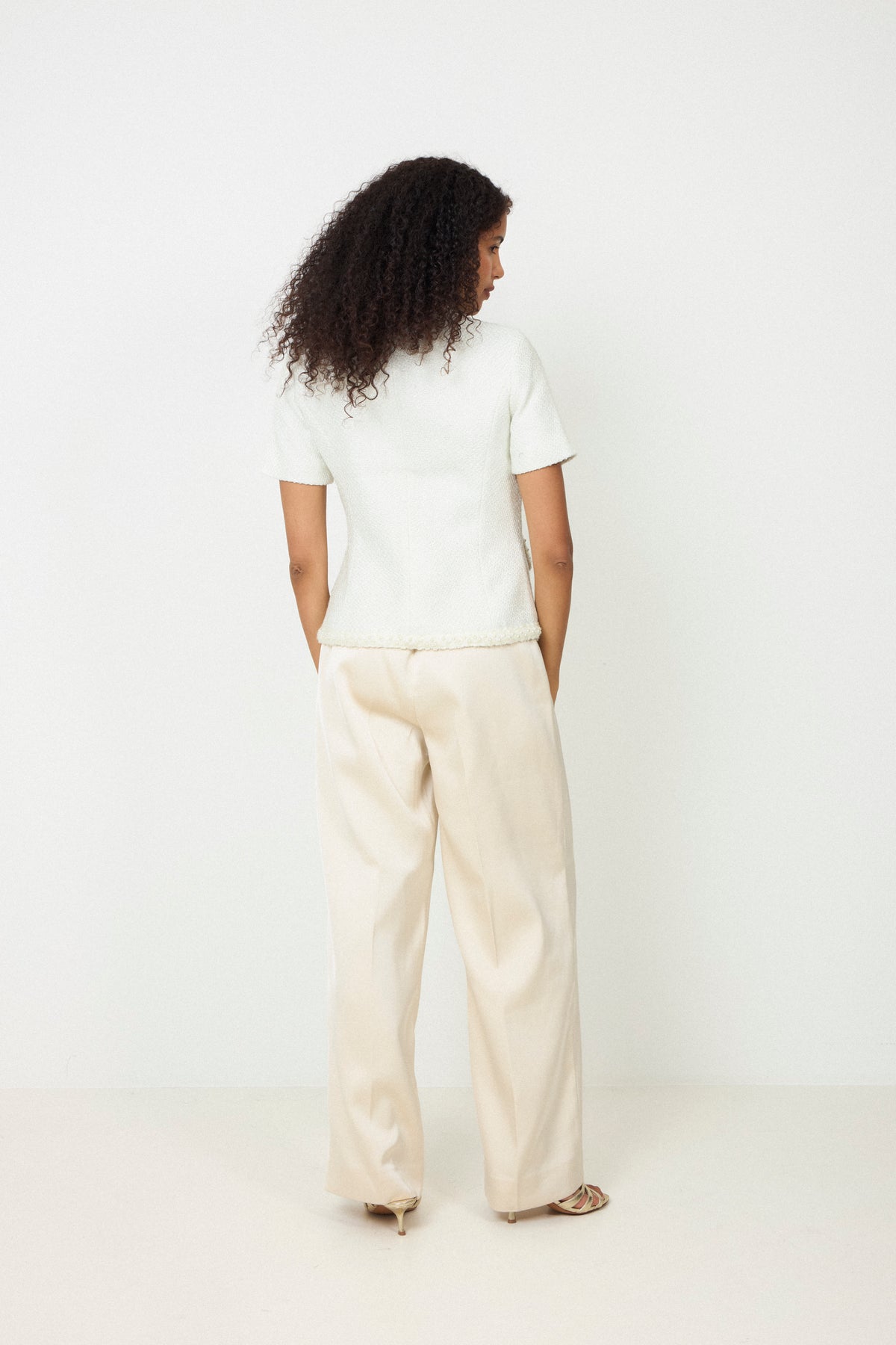Abbot Top - White