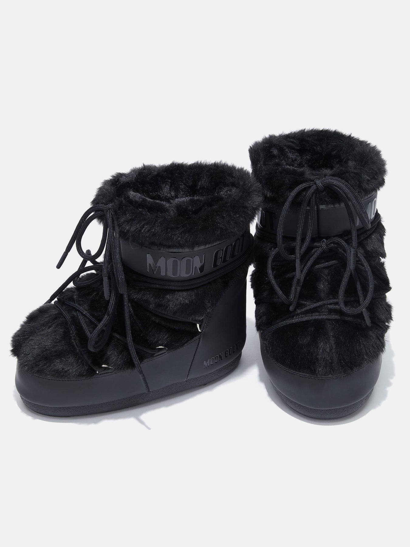 Icon Low Faux Fur - Black