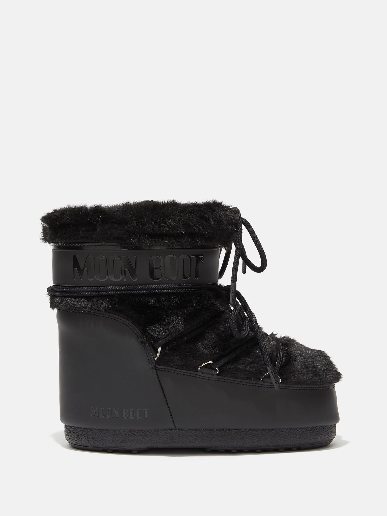 Icon Low Faux Fur - Black