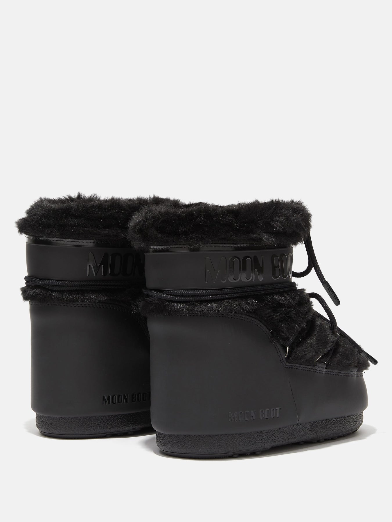Icon Low Faux Fur - Black
