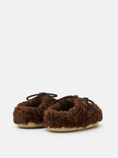 Evx Mule Curly - Dark Brown