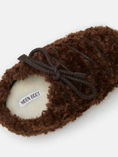 Evx Mule Curly - Dark Brown