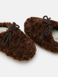 Evx Mule Curly - Dark Brown