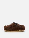 Evx Mule Curly - Dark Brown