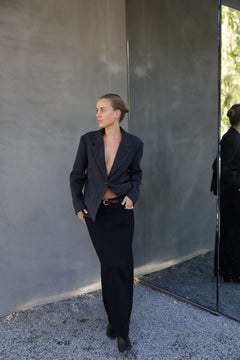 Juliette Long Skirt - Black