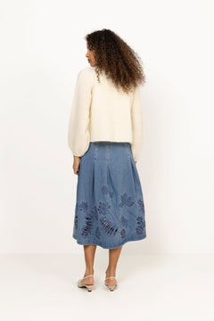 Amelia Chunky Cardigan - Bright White