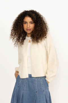 Amelia Chunky Cardigan - Bright White