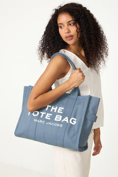 The Canvas Large Tote - Blue Shadow