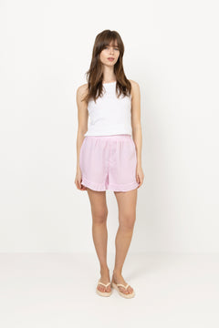 Sonja Shorts - Pink/White