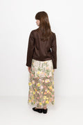 Fuschia Skirt - Sand/Yellow