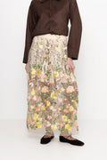 Fuschia Skirt - Sand/Yellow