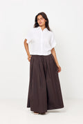 Viva Ss Cropped Sun Shirt Noos - Snow White