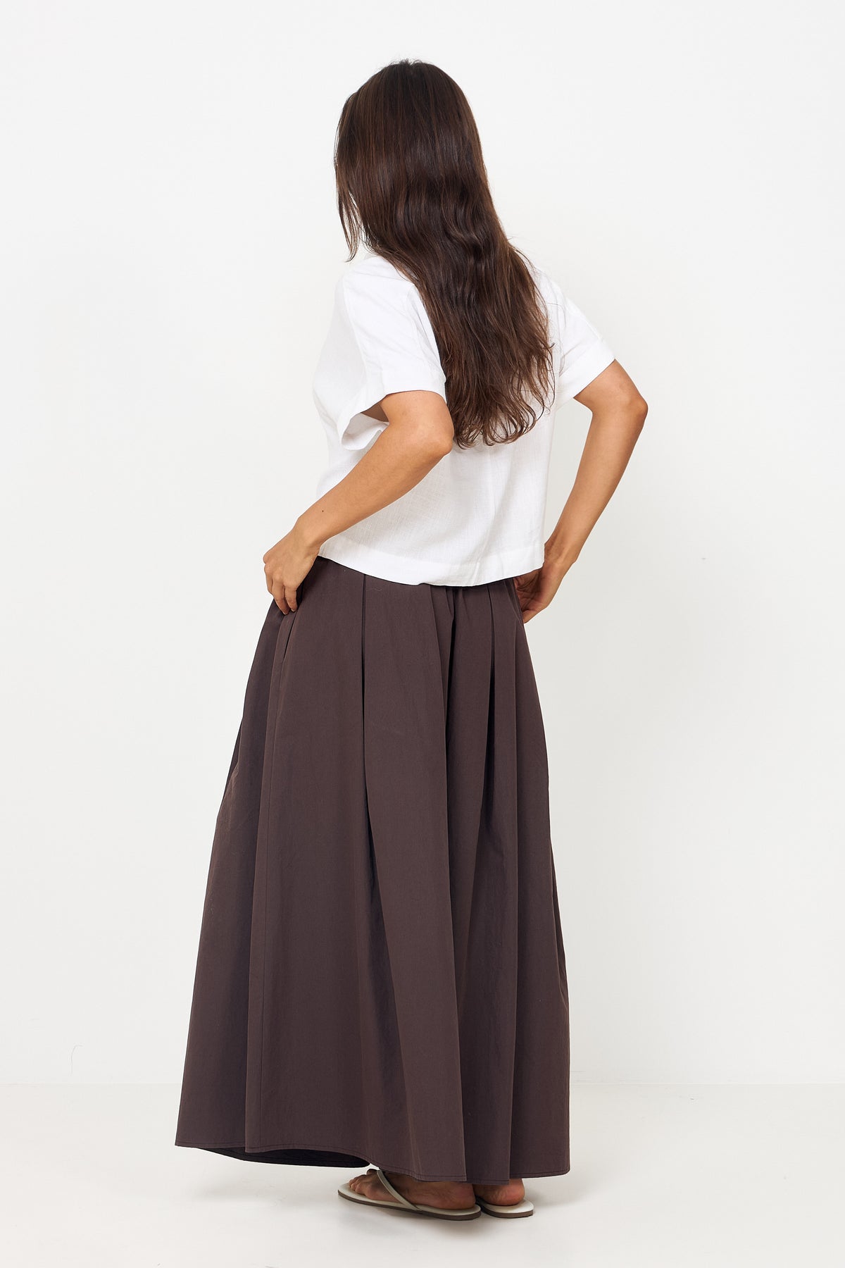 Viva Ss Cropped Sun Shirt Noos - Snow White