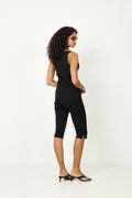 Anna U-Neck Tank Top Noos - Black