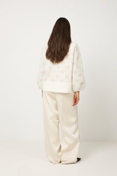 Fam Sweater Short - White