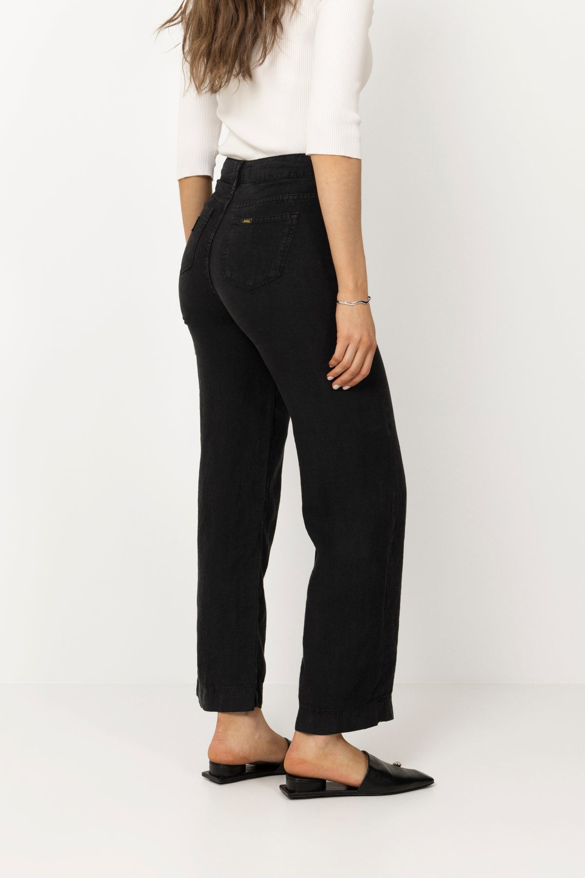 Culotte - Black Linen