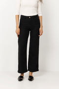 Culotte - Black Linen