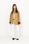 Anastacia Cord Jacket - Dark Tan