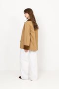 Anastacia Cord Jacket - Dark Tan