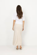 Asha Boxy Tee - White