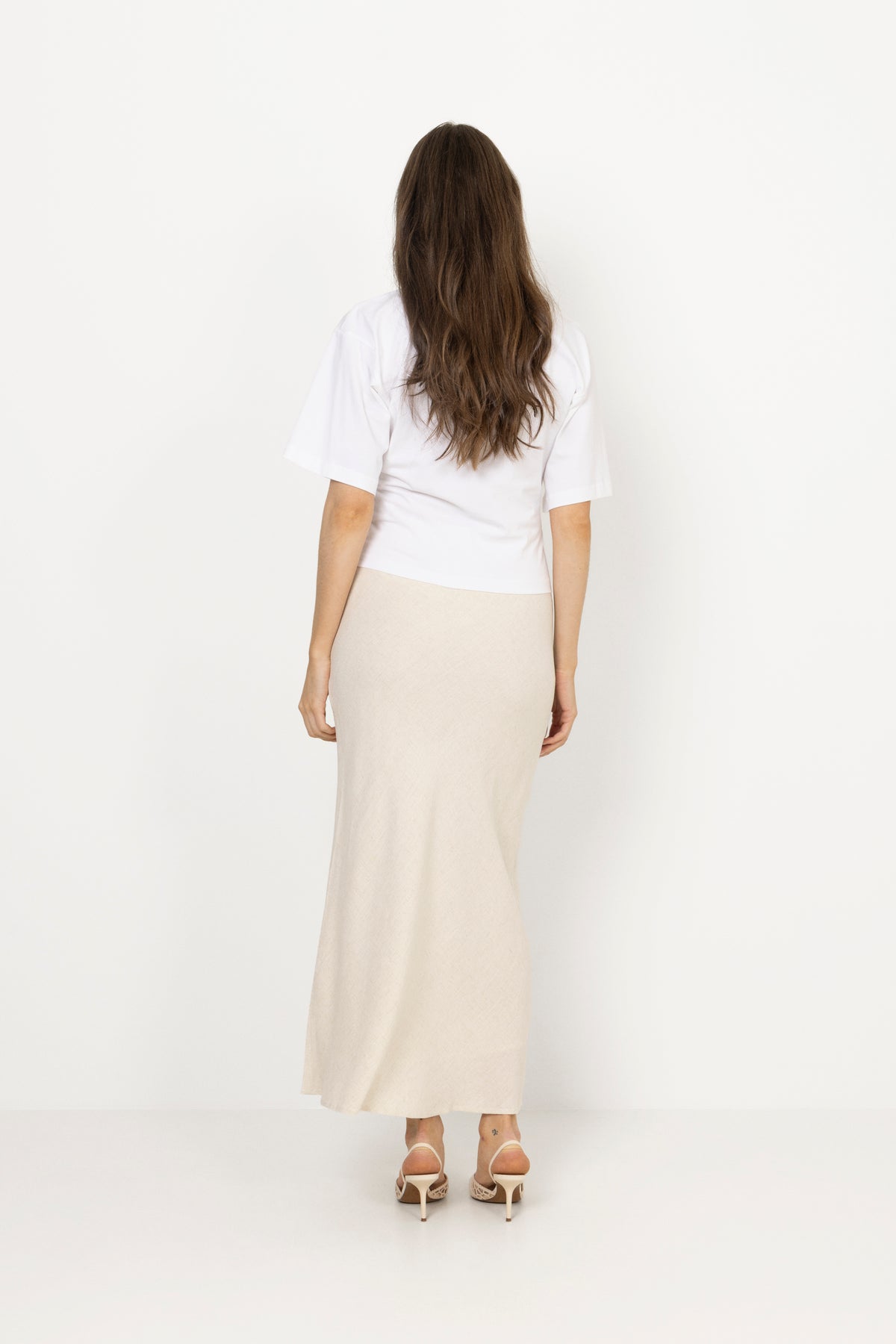Asha Boxy Tee - White
