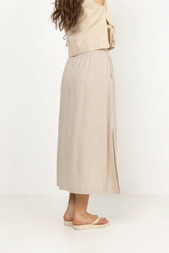 Pennie Ginia Hw Skirt - Sand Melange