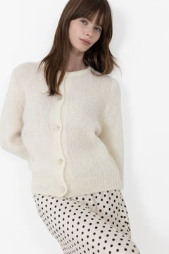 Idaic Cardigan - White