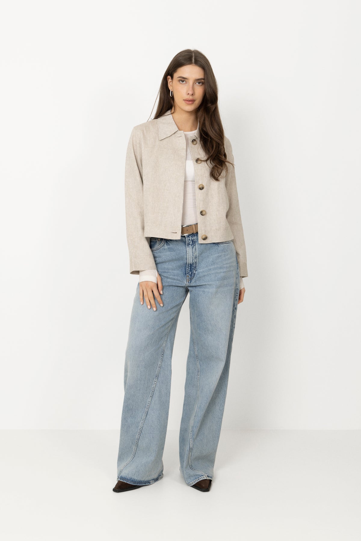 Jada Sun Short Jacket - Nomad Melange