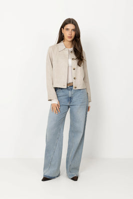 Jada Sun Short Jacket - Nomad Melange