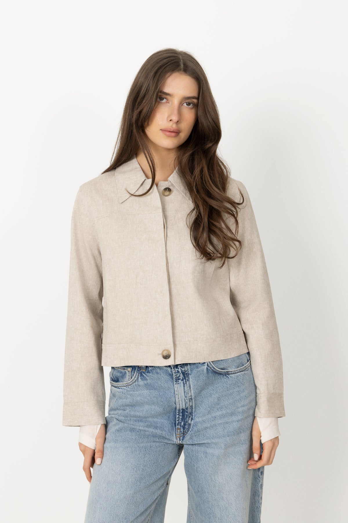 Jada Sun Short Jacket - Nomad Melange
