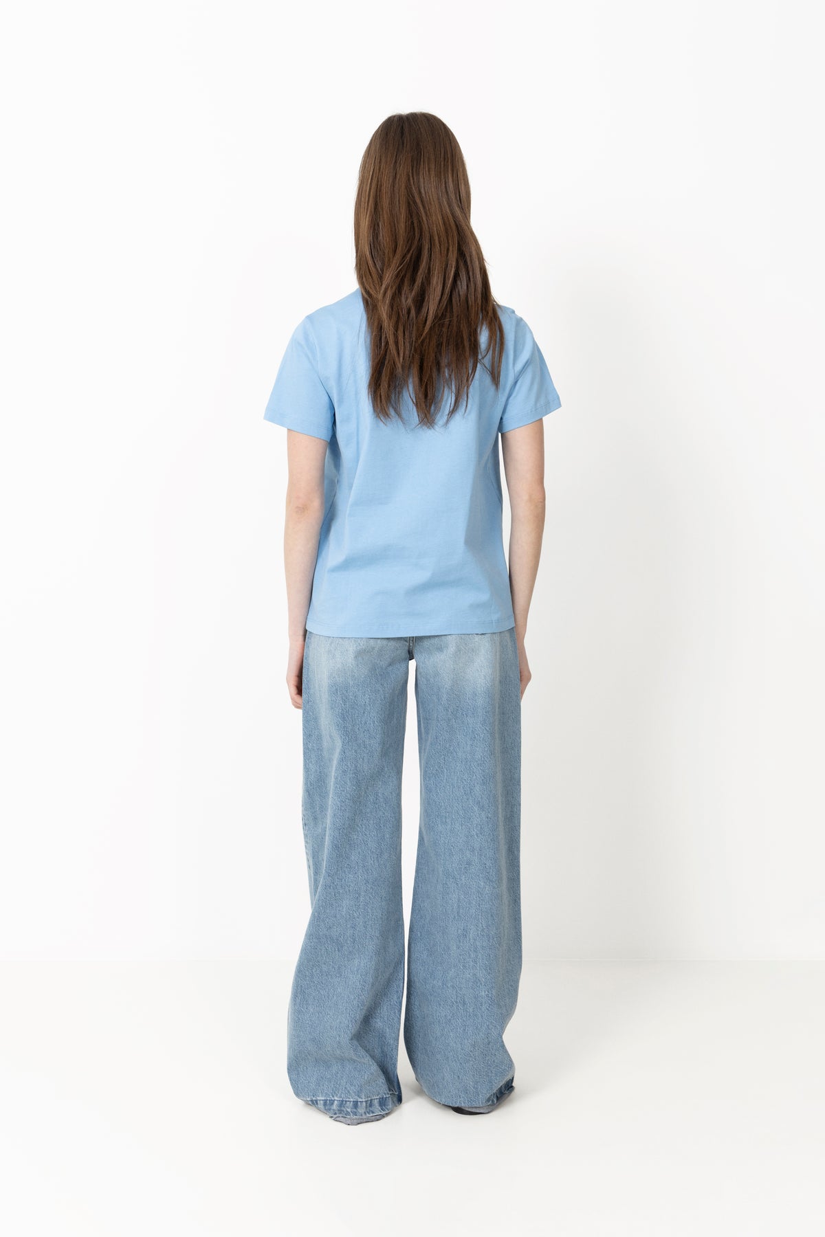 Basic Jersey Tiger Relaxed T-Shirt - Blissful Blue