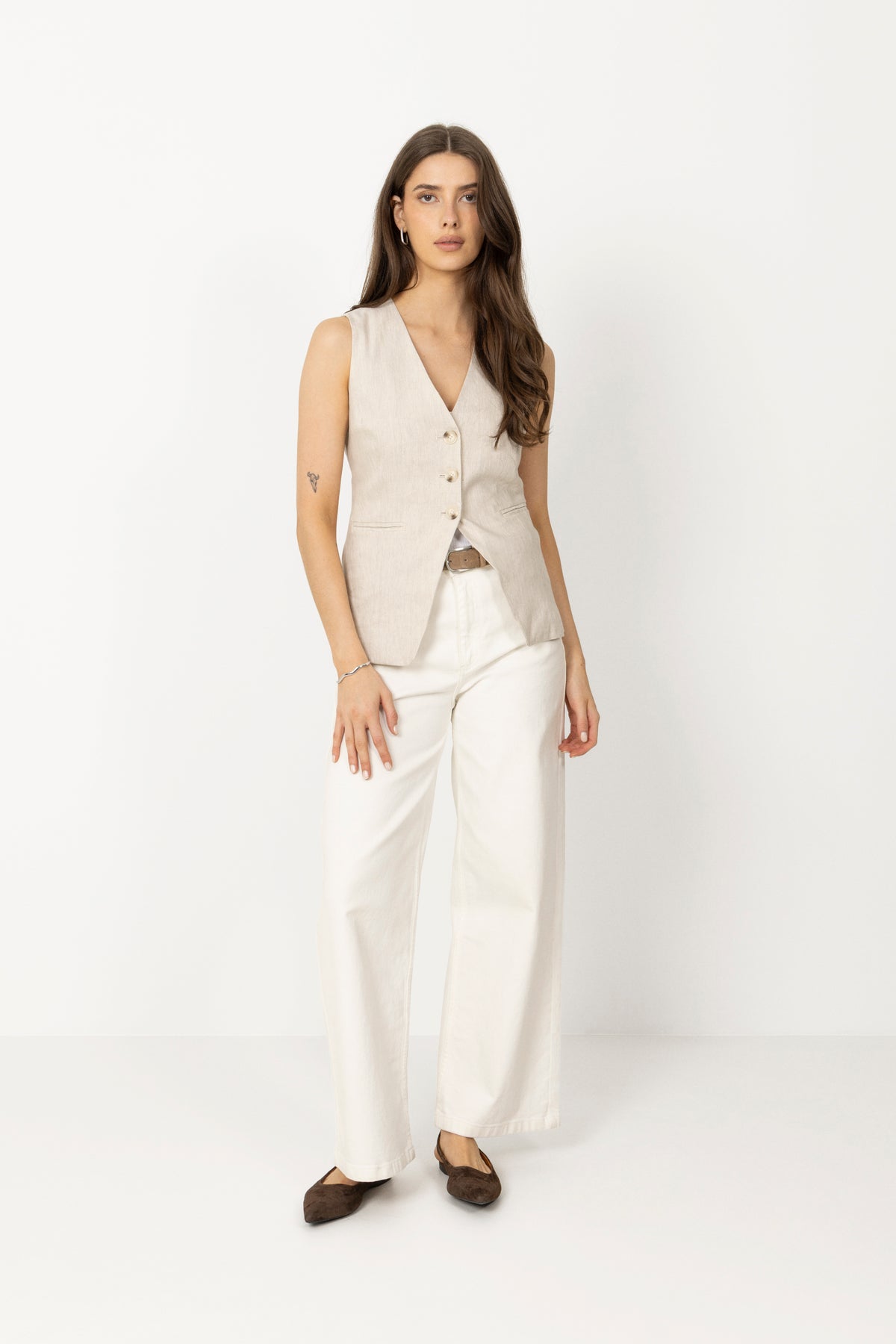 Simmy Waistcoat - Sand