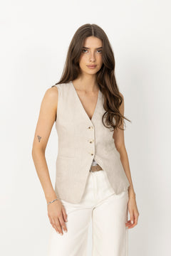 Simmy Waistcoat - Sand
