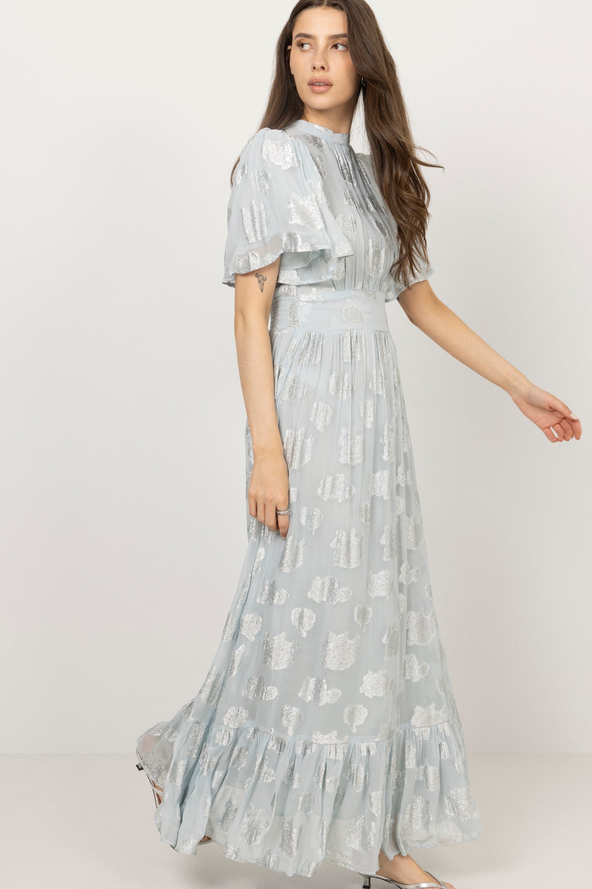 Heena Dress - Starlight Lurex