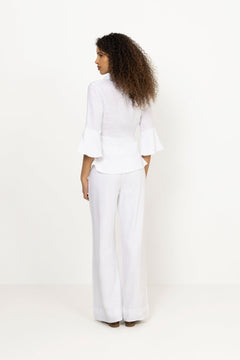 Guro Linen Shirt - White