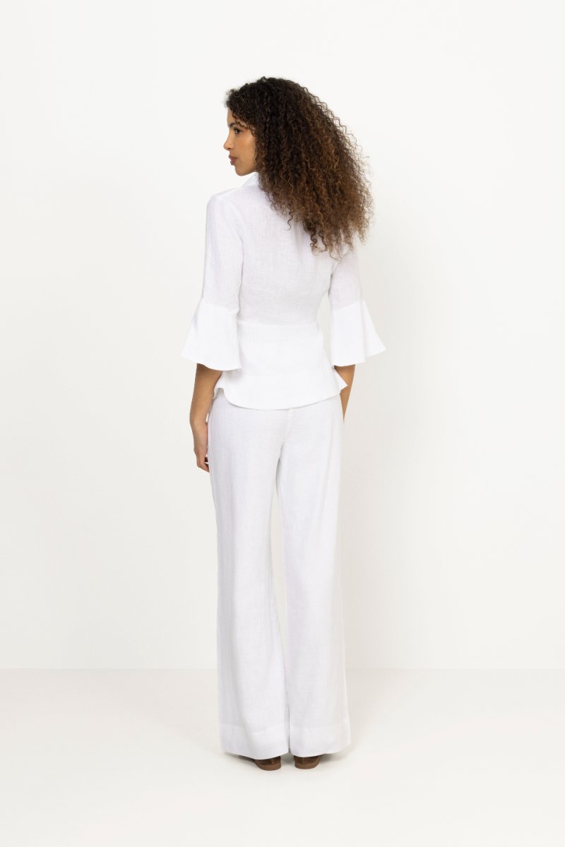 Guro Linen Shirt - White