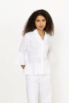 Guro Linen Shirt - White