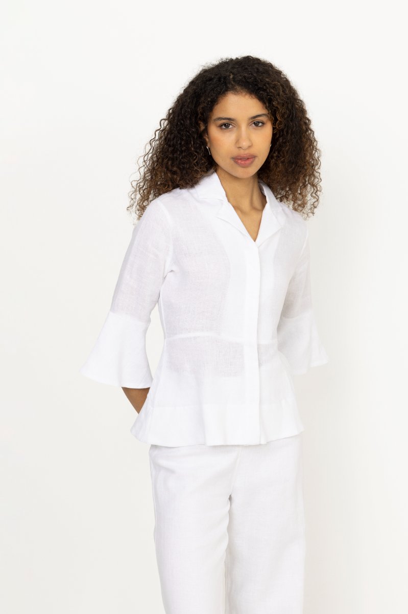 Guro Linen Shirt - White