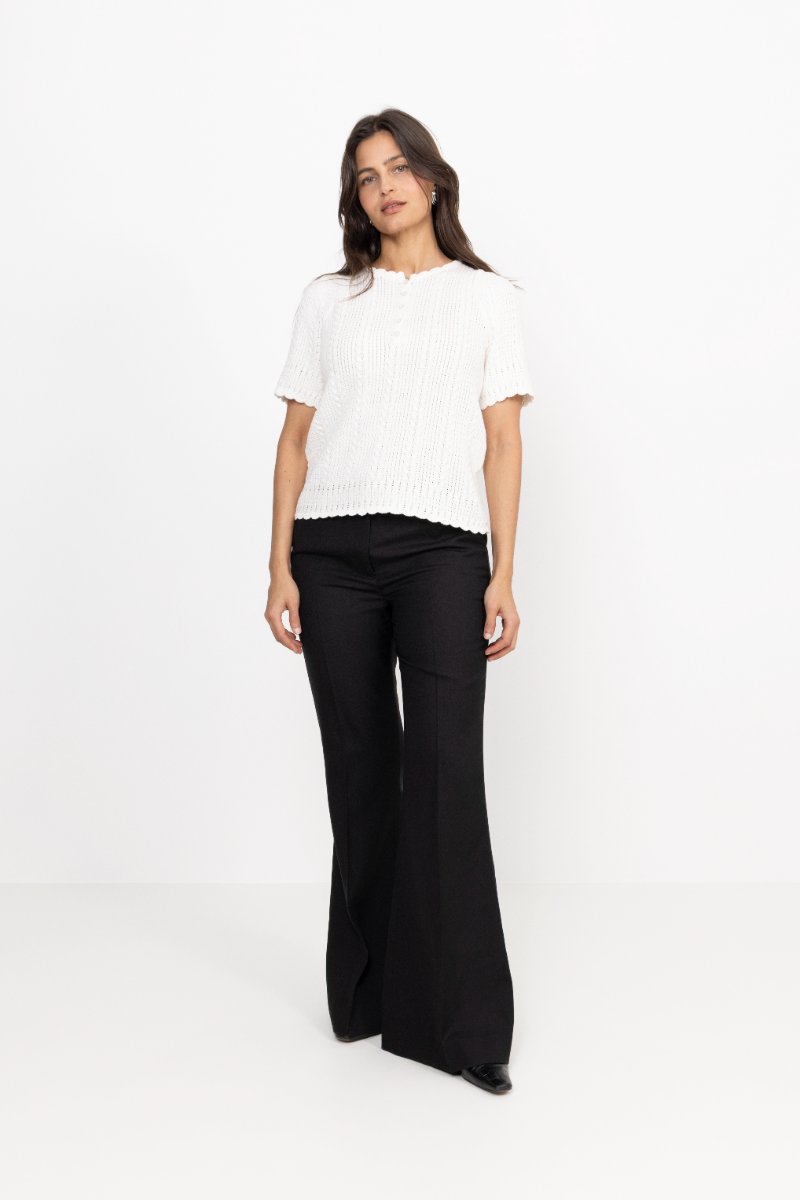 Esmeralda Pullover - White