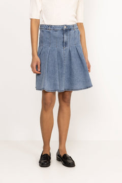 Milano Skirt - Lht Blue Denim