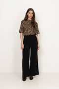 Avi Tee - Black And Brown Leopard