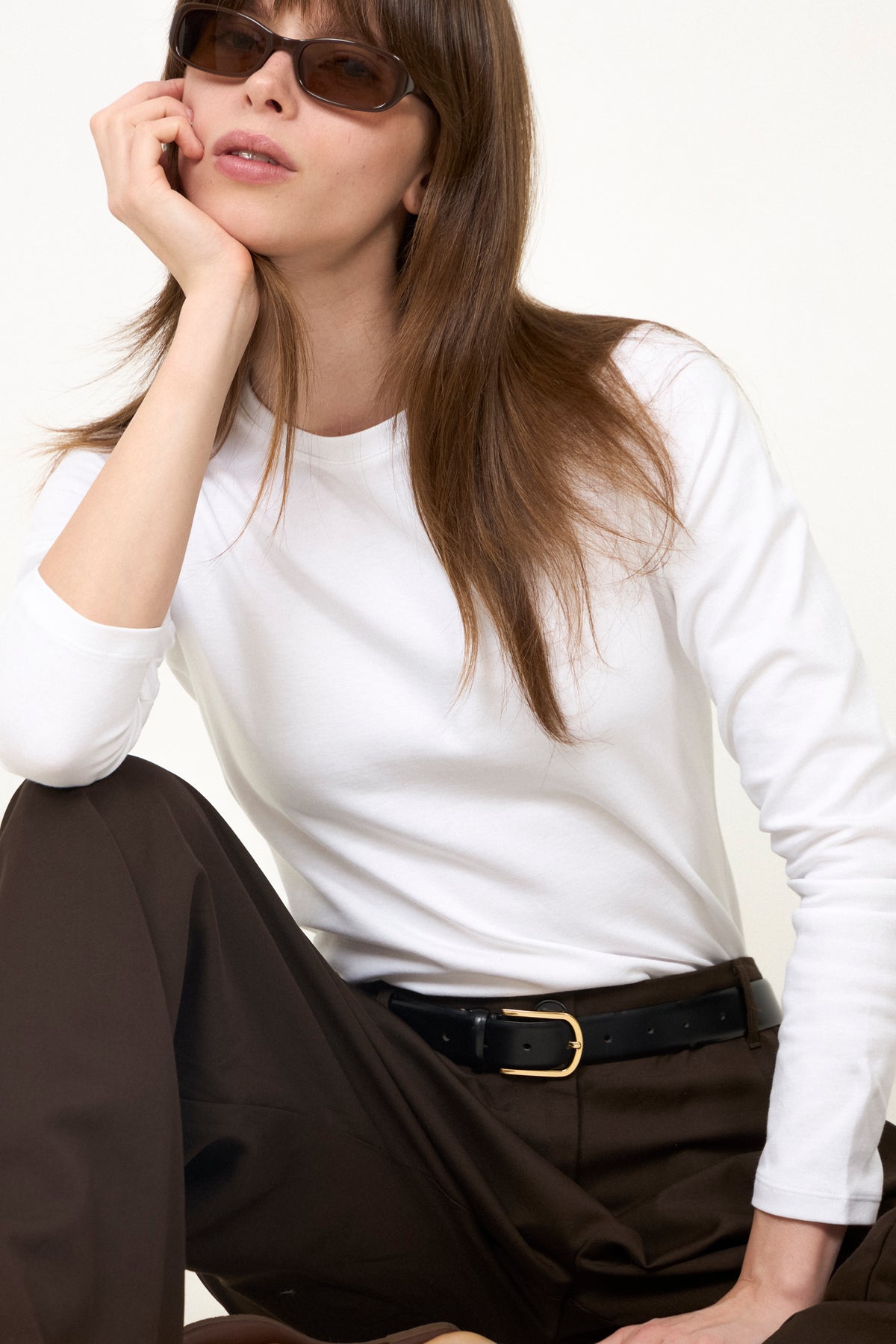 Andrea Longsleeve - White
