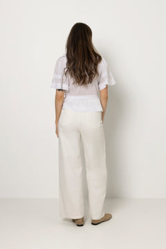 Evienne S Voile Top - White